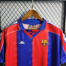 Camisa Barcelona 92/95 Retrô - Azul e Vermelha